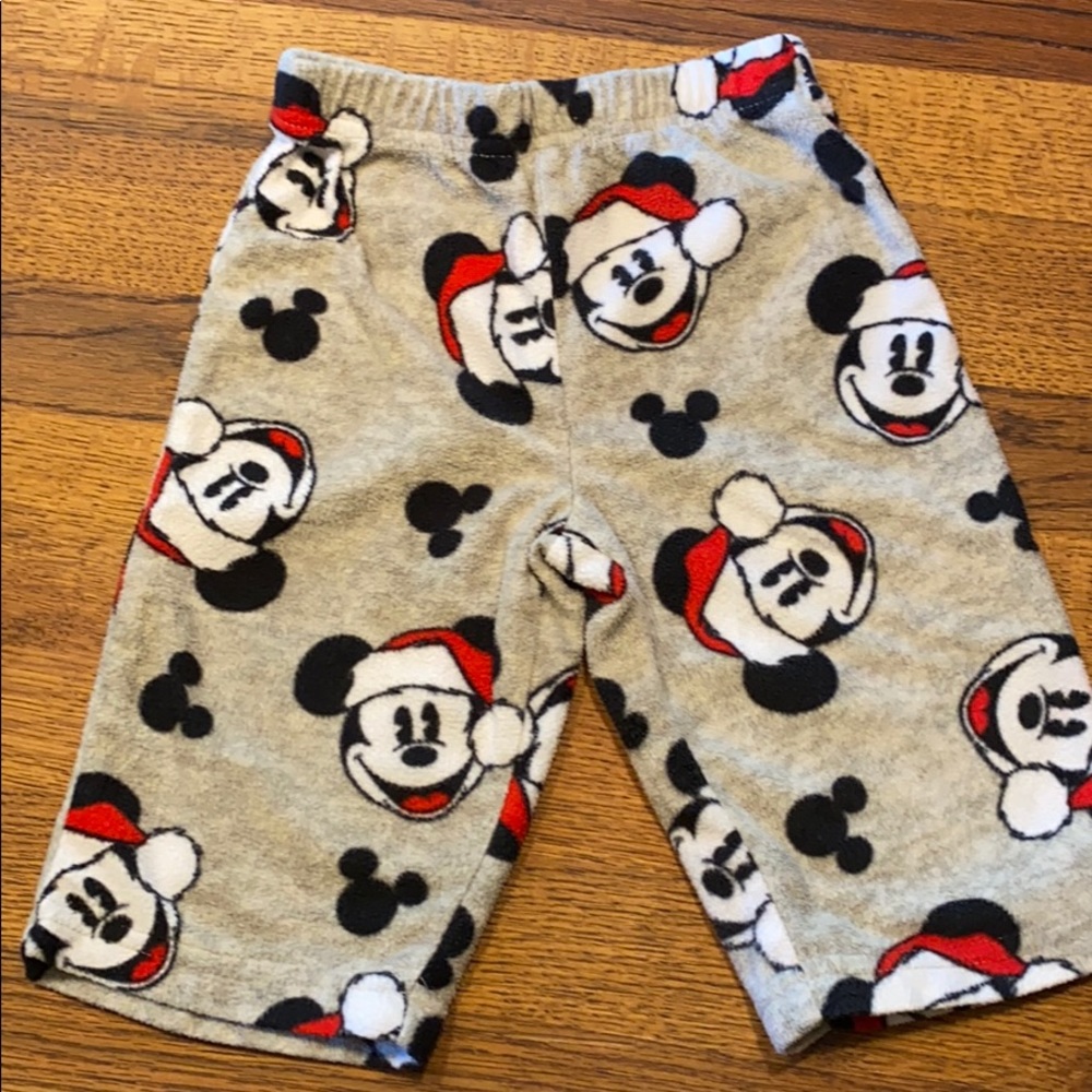 Disney Mickey Mouse thin, Christmas fleece lounge pants. EUC